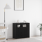 vidaXL Sideboard Black 80 x 35 x 75 cm Engineered wood