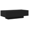 vidaXL Coffee Table Black Oak 100x30x36,5 cm Engineered Wood