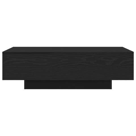 vidaXL Coffee Table Black Oak 100x30x36,5 cm Engineered Wood