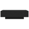 vidaXL Coffee Table Black Oak 100x30x36,5 cm Engineered Wood