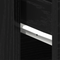 vidaXL Nightstands 2 pcs Black Oak 40x30x39 cm Made from Engineered Wood