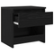 vidaXL Nightstands 2 pcs Black Oak 40x30x39 cm Made from Engineered Wood