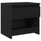 vidaXL Nightstands 2 pcs Black Oak 40x30x39 cm Made from Engineered Wood