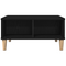 vidaXL Black Oak Coffee Table - 60x60x30 cm, Made of Engineered Wood