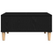 vidaXL Black Oak Coffee Table - 60x60x30 cm, Made of Engineered Wood