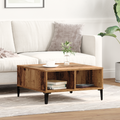 vidaXL Coffee Table Old Wood 60x60x30 cm Engineered Wood