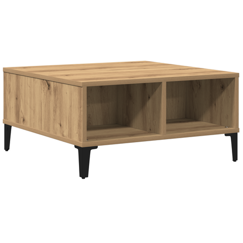 vidaXL Coffee Table Artisan Oak 60x60x30 cm Engineered Wood