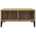 vidaXL Coffee Table Artisan Oak 60x60x30 cm Engineered Wood