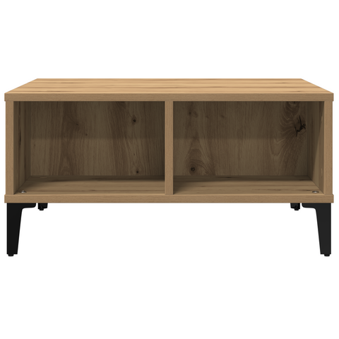 vidaXL Coffee Table Artisan Oak 60x60x30 cm Engineered Wood