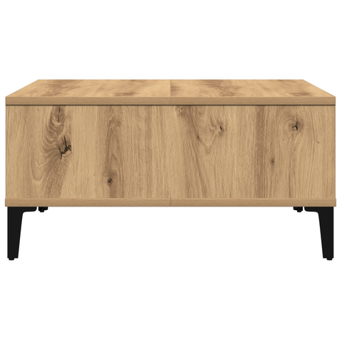 vidaXL Coffee Table Artisan Oak 60x60x30 cm Engineered Wood