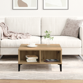 vidaXL Coffee Table Artisan Oak 60x60x30 cm Engineered Wood