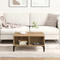 vidaXL Coffee Table Artisan Oak 60x60x30 cm Engineered Wood