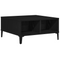 vidaXL Coffee Table Black Oak 60x60x30 cm Engineered Wood