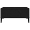 vidaXL Coffee Table Black Oak 60x60x30 cm Engineered Wood