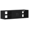vidaXL Wall-Mounted Shelf Black Oak 140x41x75 cm Engineered Wood