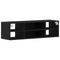 vidaXL Wall-Mounted Shelf Black Oak 140x41x75 cm Engineered Wood
