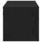 vidaXL Wall-Mounted Shelf Black Oak 140x41x75 cm Engineered Wood