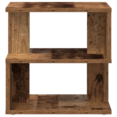 vidaXL Side Table Old Wood Wood 40x40x40 cm Storage End Table Square