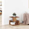vidaXL Side Table Old Wood Wood 40x40x40 cm Storage End Table Square