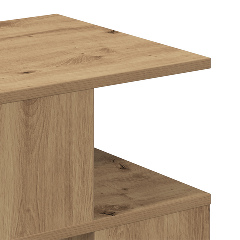 vidaXL Side Table Artisan Oak 40x40x40 cm Made of Engineered Wood