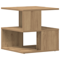 vidaXL Side Table Artisan Oak 40x40x40 cm Made of Engineered Wood