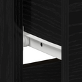 vidaXL Nightstands 2-Pack Black Oak 40x40x50 cm Made of Engineered Wood