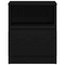 vidaXL Nightstands 2-Pack Black Oak 40x40x50 cm Made of Engineered Wood