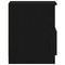 vidaXL Nightstands 2-Pack Black Oak 40x40x50 cm Made of Engineered Wood