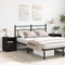 vidaXL Nightstands 2-Pack Black Oak 40x40x50 cm Made of Engineered Wood