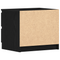 vidaXL Nightstand Black Oak 50x40x43.5 cm Made of Engineered Wood