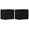 vidaXL Nightstands 2 pack Black Oak 50x40x43.5 cm Made from Engineered Wood
