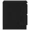 vidaXL Nightstands 2 pack Black Oak 50x40x43.5 cm Made from Engineered Wood