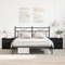 vidaXL Nightstands 2 pack Black Oak 50x40x43.5 cm Made from Engineered Wood