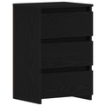 vidaXL Nightstand in Black Oak - 40x35x62.5 cm, Made from Engineered Wood