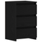 vidaXL Nightstand in Black Oak - 40x35x62.5 cm, Made from Engineered Wood
