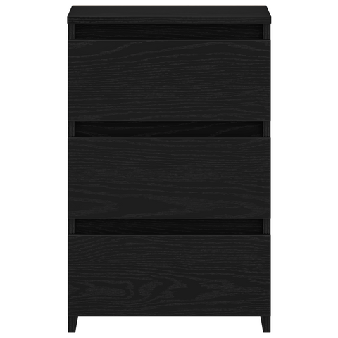 vidaXL Nightstand in Black Oak - 40x35x62.5 cm, Made from Engineered Wood