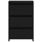vidaXL Nightstand in Black Oak - 40x35x62.5 cm, Made from Engineered Wood