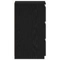 vidaXL Nightstand in Black Oak - 40x35x62.5 cm, Made from Engineered Wood
