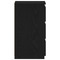 vidaXL Nightstand in Black Oak - 40x35x62.5 cm, Made from Engineered Wood