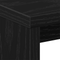 vidaXL Bedside Tables Set of 2 Black Oak Engineered wood 40x30x40