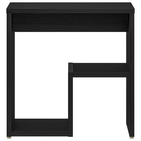 vidaXL Bedside Tables Set of 2 Black Oak Engineered wood 40x30x40