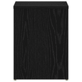 vidaXL Bedside Tables Set of 2 Black Oak Engineered wood 40x30x40