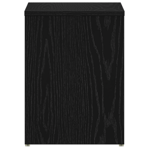 vidaXL Bedside Tables Set of 2 Black Oak Engineered wood 40x30x40