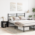 vidaXL Bedside Tables Set of 2 Black Oak Engineered wood 40x30x40