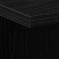 vidaXL Black Oak Nightstand, 35x35x55 cm, Made from Engineered Wood