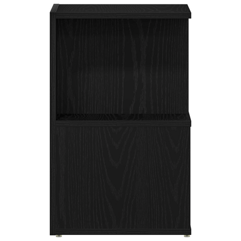 vidaXL Nightstands 2 pcs Black Oak 35x35x55 cm Engineered Wood
