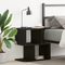 vidaXL Bedside Cabinet Black Oak 50x30x51,5 cm Engineered Wood