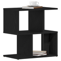 vidaXL Bedside Cabinet Black Oak 50x30x51,5 cm Engineered Wood