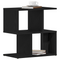 vidaXL Bedside Cabinet Black Oak 50x30x51,5 cm Engineered Wood