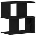vidaXL Bedside Cabinet 2 pcs Black Oak 50x30x51,5 cm Engineered Wood